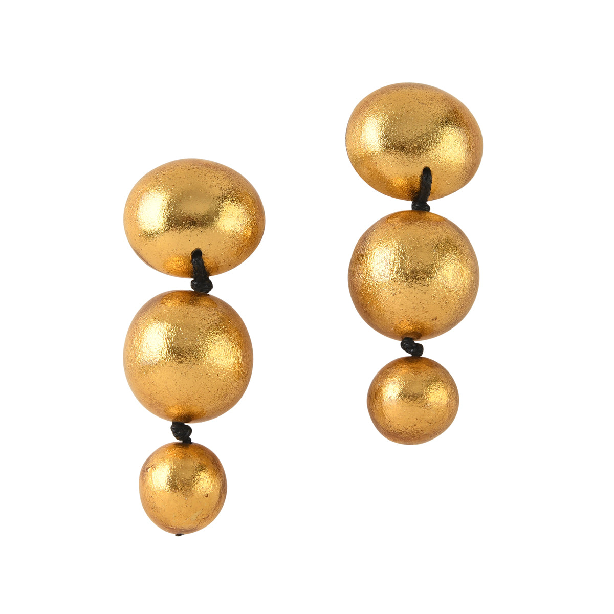 Three ball drop on sale earrings