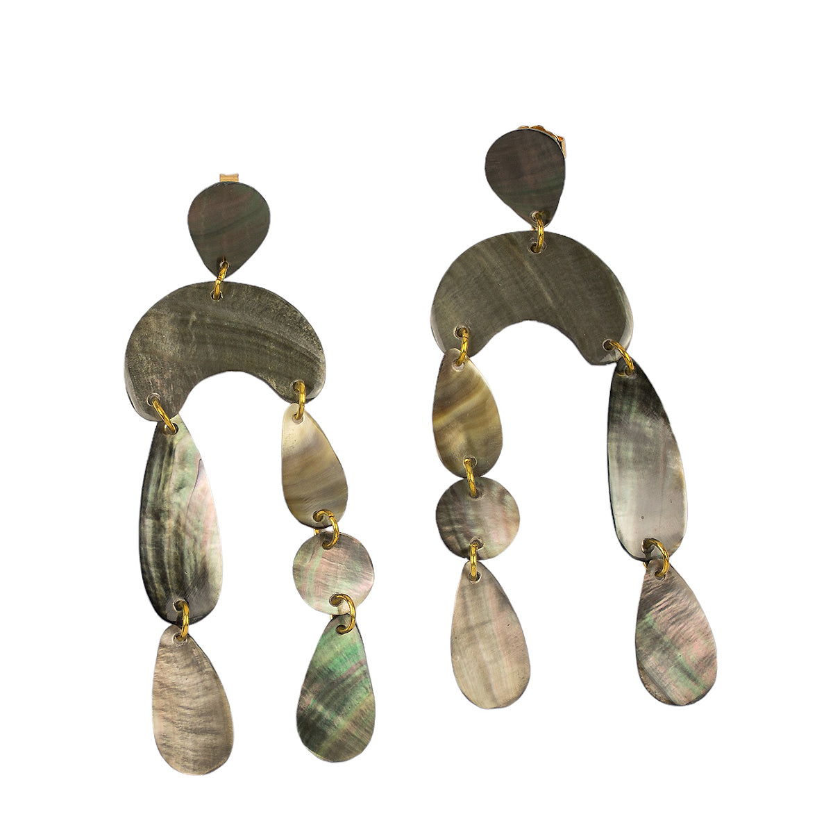 SHELL & PEARL EARRINGS – VIKTORIA HAYMAN