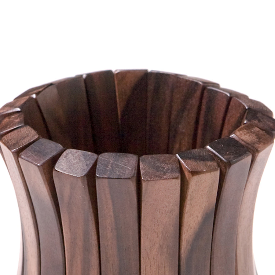 TALL STRETCH SLICE CUFF BROWN WOOD